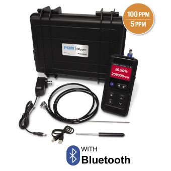 Aquasol POM-5B oximéter hegesztéshez 0,0005 % (5 PPM), Bluetooth csatlakozással