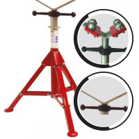 TAG TriStand - modell TFS301 + V alakú csőtartó fej (TVH300) + golyóscsapágyas csőtartó fej (BTH300SS)